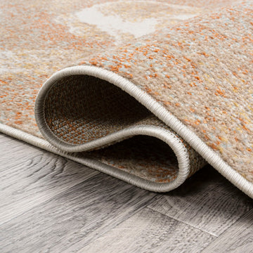 Petalo Abstract Two-tone Modern Area Rug